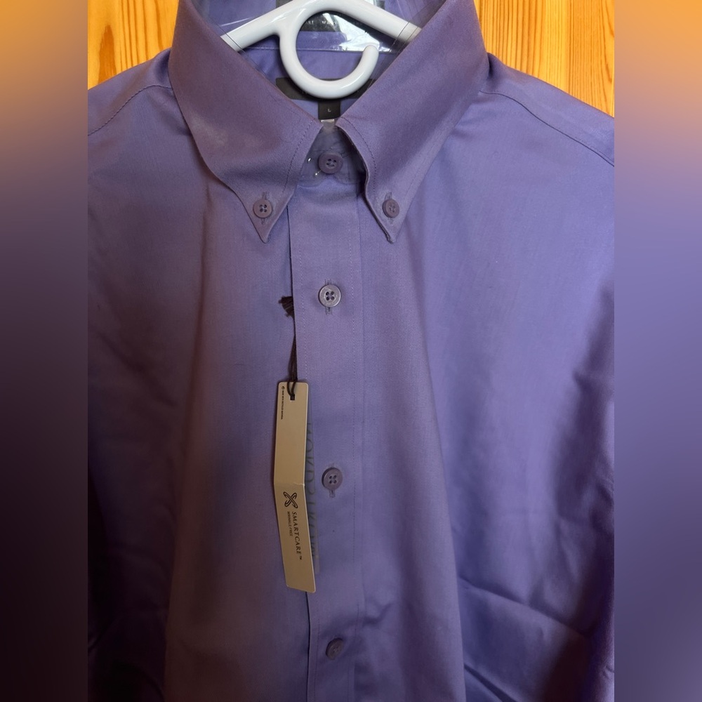 Nordstrom Men’s Shirt Violet Large NWT - Picture 3 of 14
